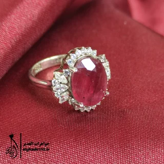 انگشتر یاقوت قرمز زنانه